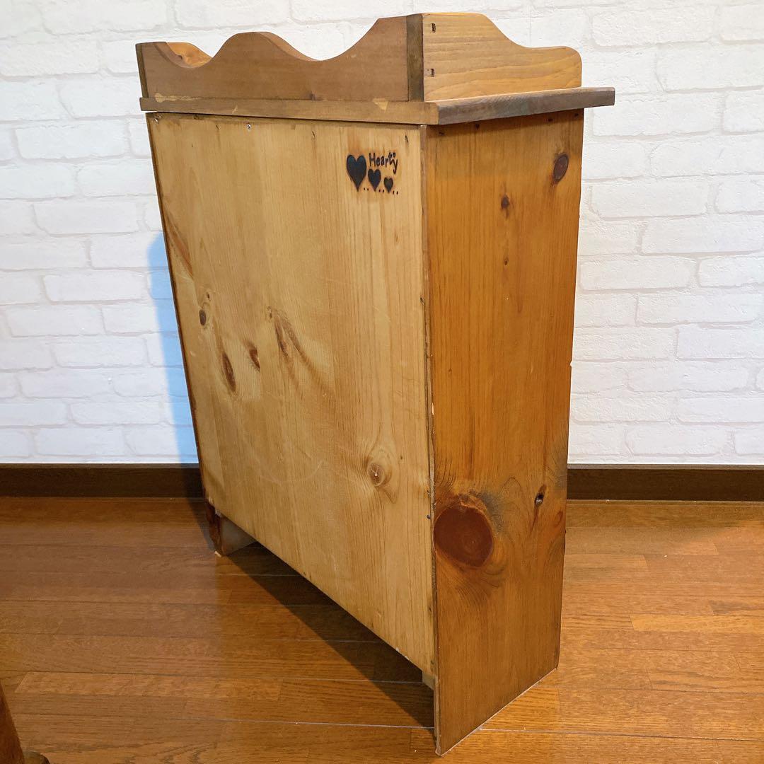 【もふ】カントリー家具　Hearty 木製ラック ハート　アメリカン