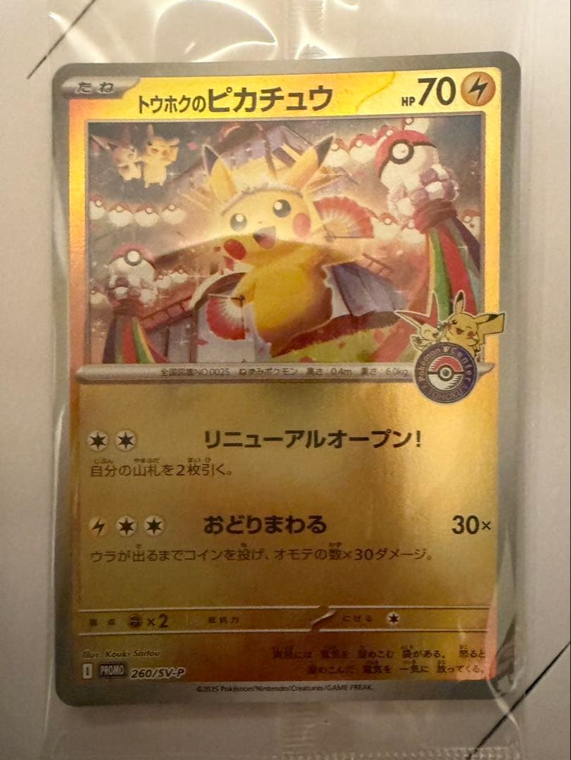【美品】ポケモンセンタースペシャルBOX　トウホクのピカチュウ　サプライ付き