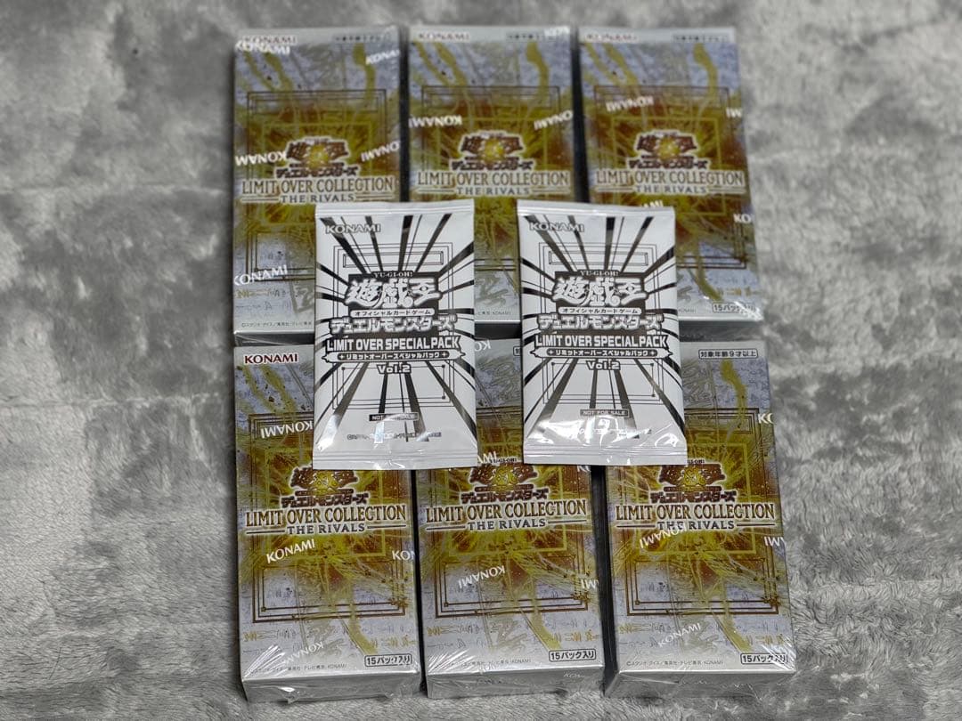 遊戯王リミットオーバーコレクション ライバルズ6BOX シュリ有　プロモ2パック