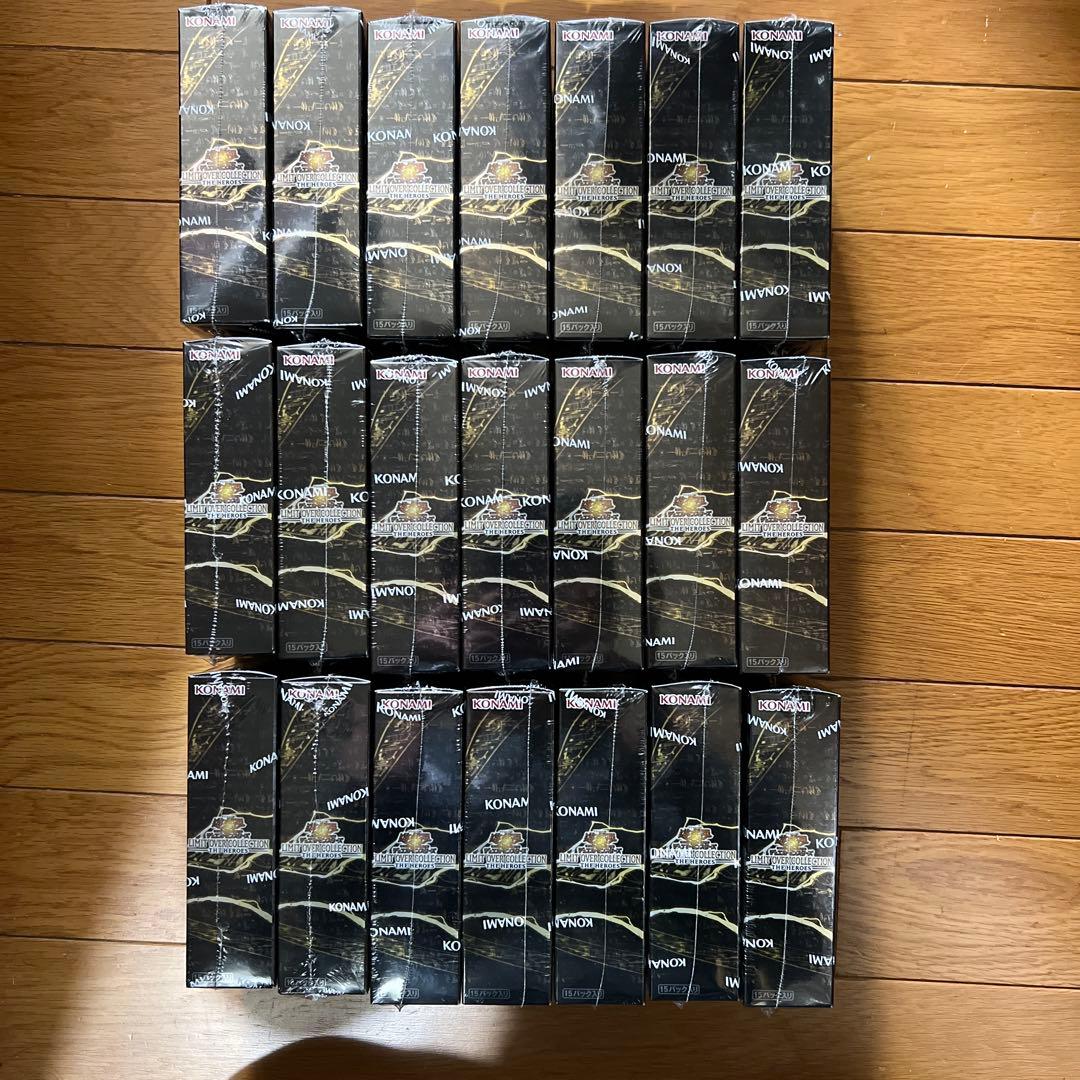 遊戯王リミットオーバーコレクションヒーローズ シュリンク付き21BOX