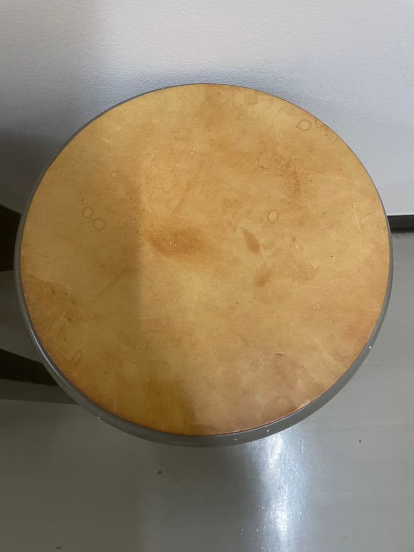 レザースツール 木製脚 丸椅子 2脚セット ブラウン 椅子 イス 家具 ma61