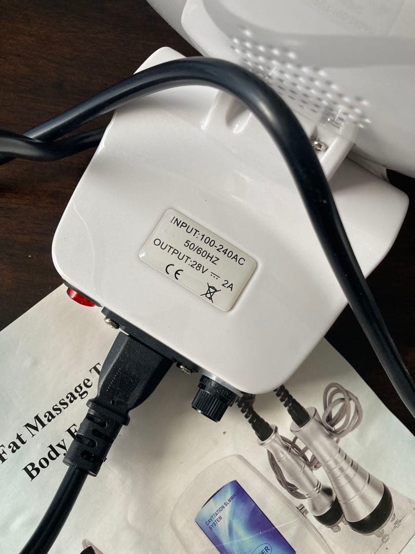 ミンミン　ボディキャビテーション　フェイシャルマッサージ器 3種ヘッド付き