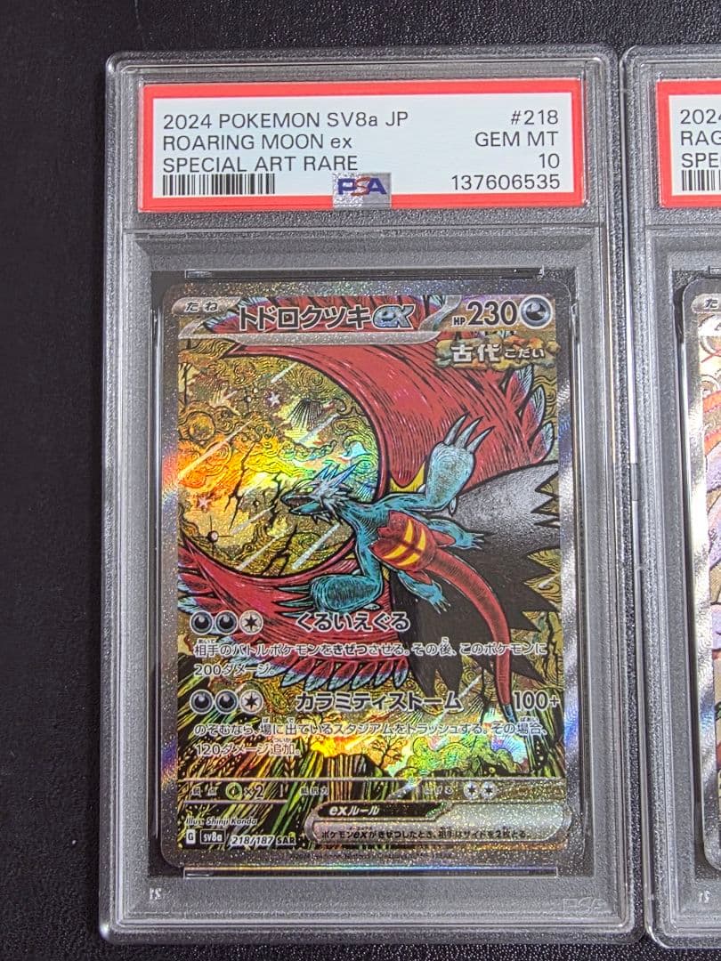 トドロクツキex SAR タケルライコex SAR PSA10 連番