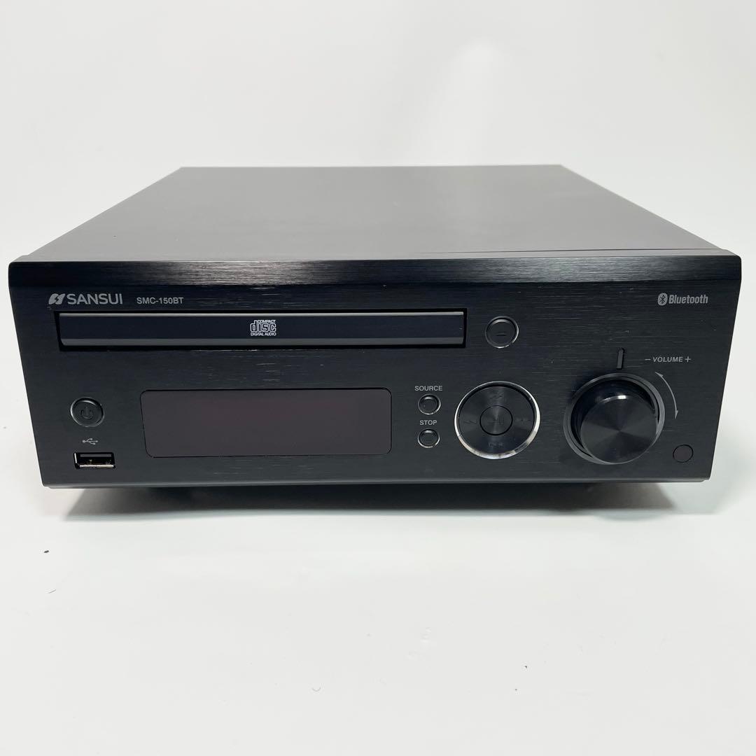 【美品】SANSUI ミニコンポ　2スピーカー　SMC-150BT サンスイ