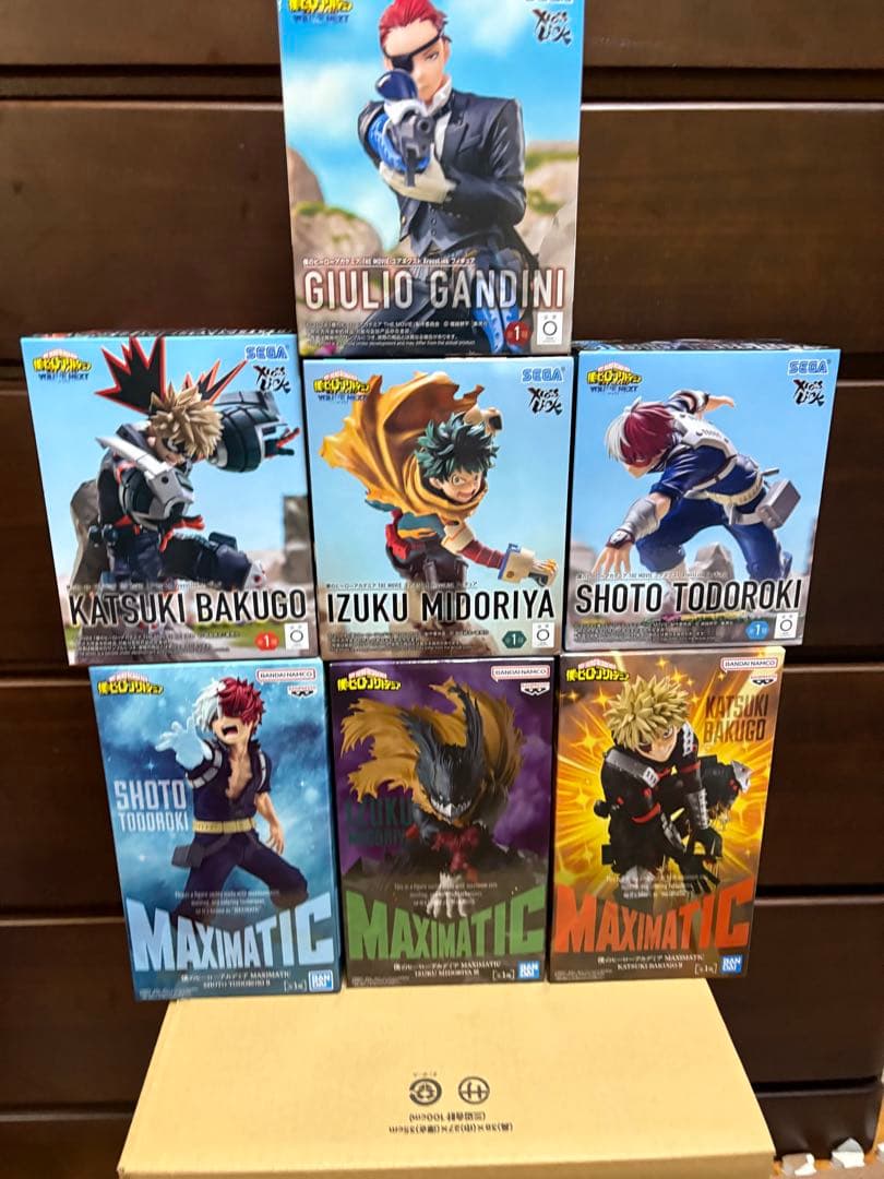 僕のヒーローアカデミア フィギュア7体　緑谷出久　爆豪勝己　轟焦凍