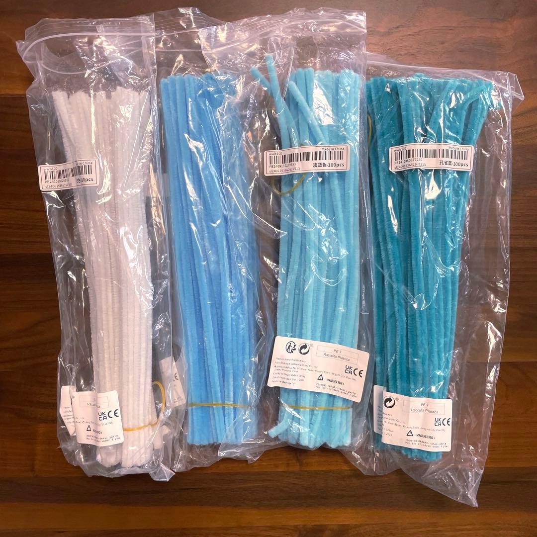 手芸 モールフラワー キット 大量　まとめ売り　花束にできるおまけ付き