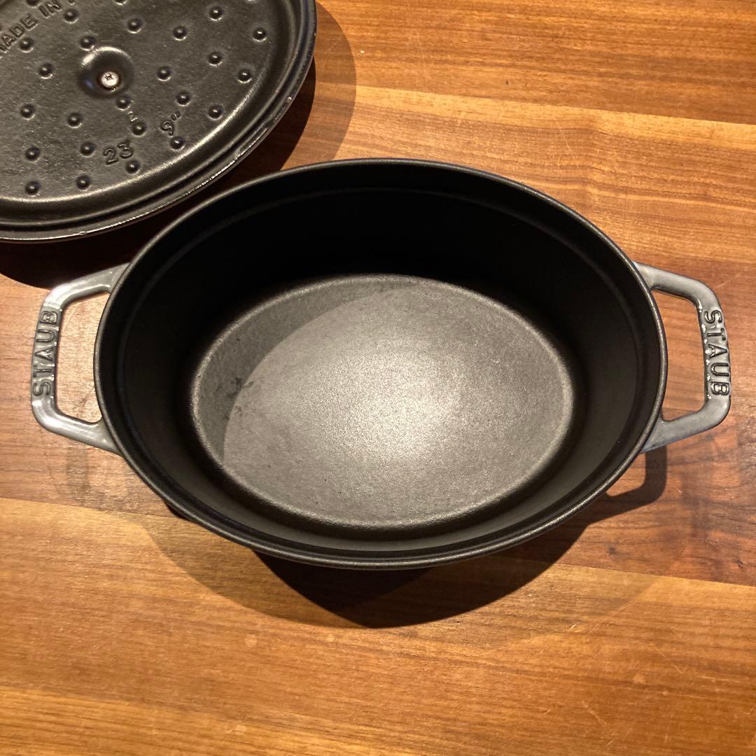 STAUB ココット 23 グレー