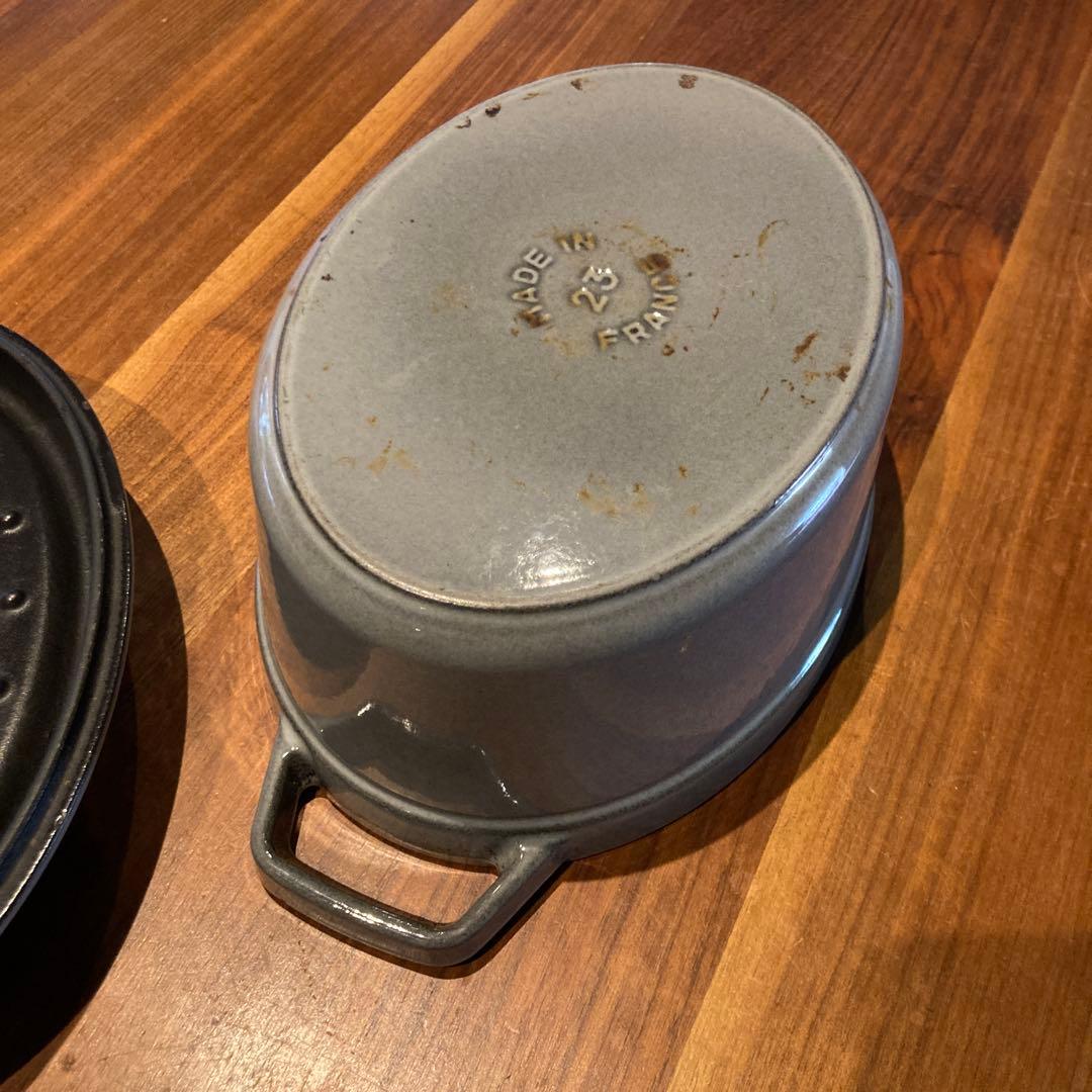 STAUB ココット 23 グレー