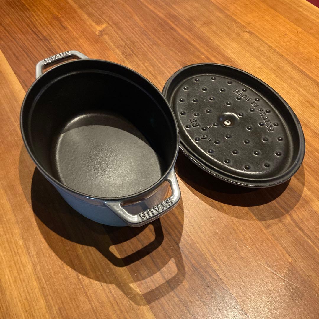 STAUB ココット 23 グレー