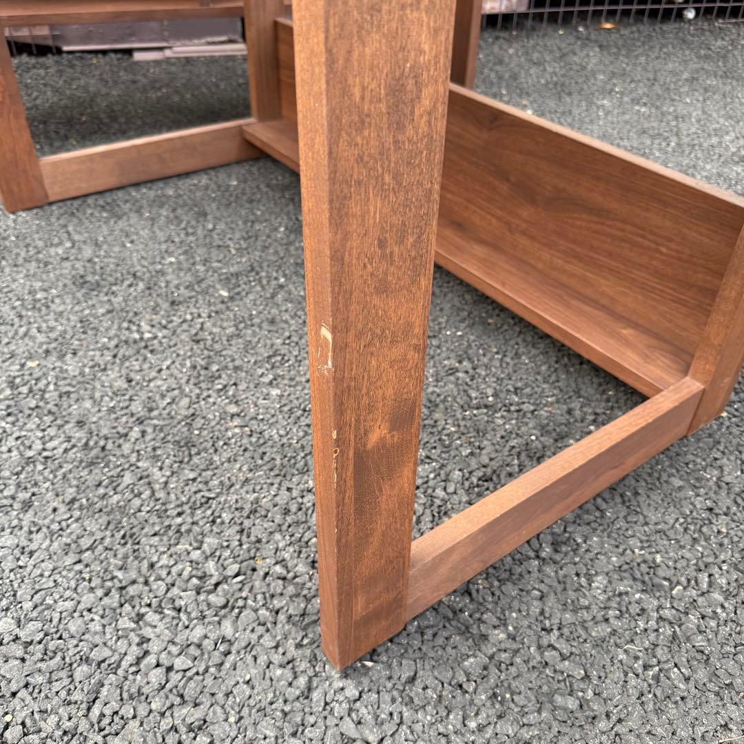 堀田木工所　デスク　学習机　無垢　アルダー材　ウォールナット 色　シンプル