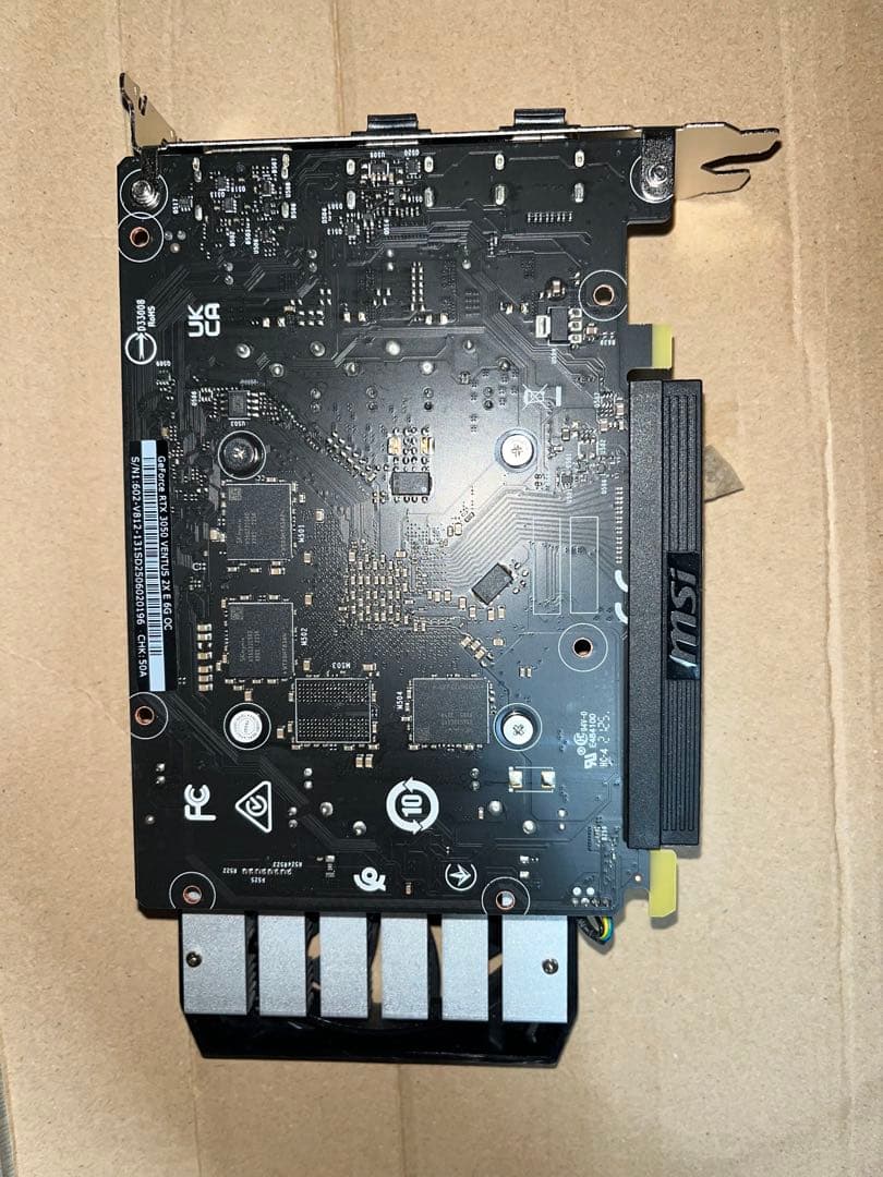 MSI グラフィックボード デュアルファン