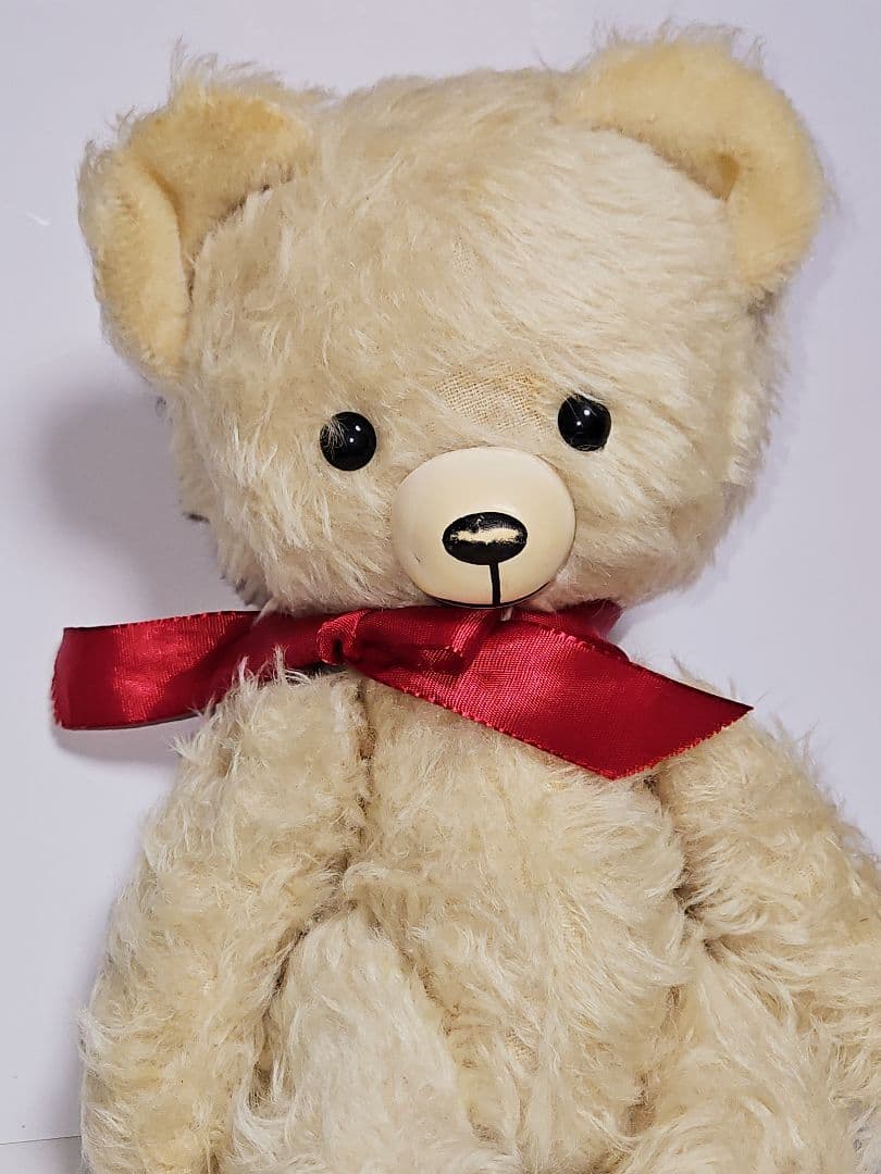 DDRベア レアカラー クリーム色 テディベア 東ドイツ
