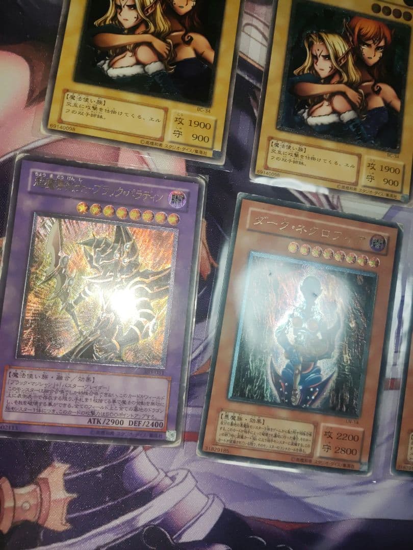 遊戯王　ネクロフィア　ブラックパラディン等　傷中〜ジャンク　レリーフまとめ