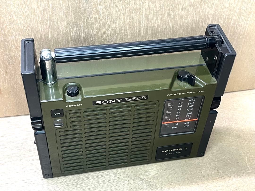 SONY SPORTS7 TFM-777トランジスタラジオ FM/AM 動作OK