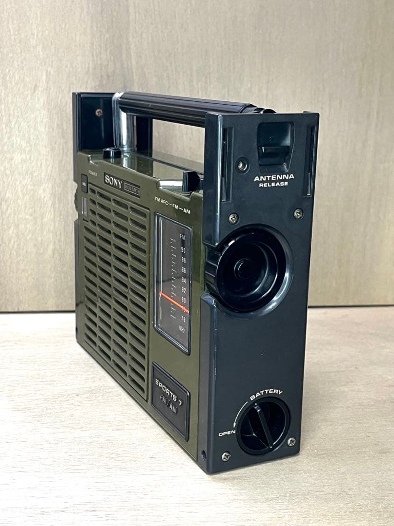 SONY SPORTS7 TFM-777トランジスタラジオ FM/AM 動作OK