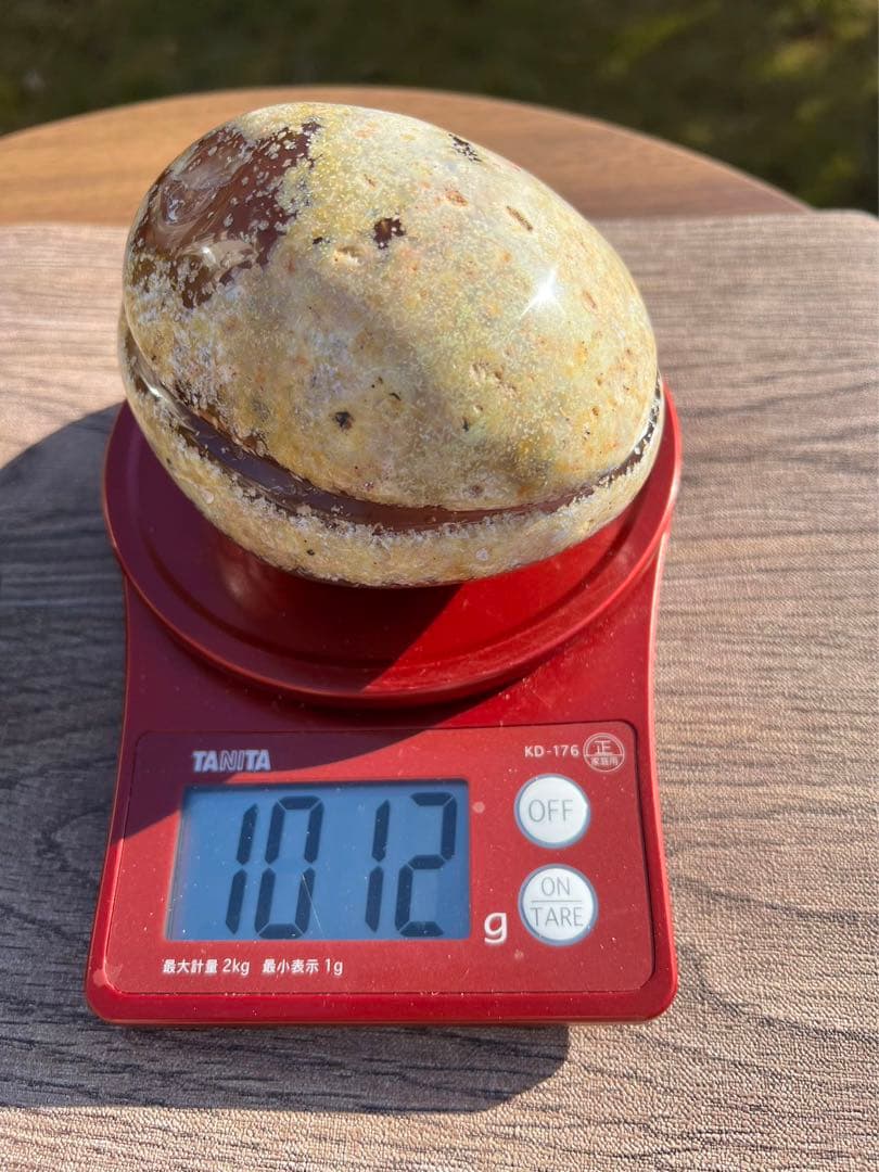 C7トレジャーメノウ 台付き 瑪瑙 風水 聚宝盆アゲート