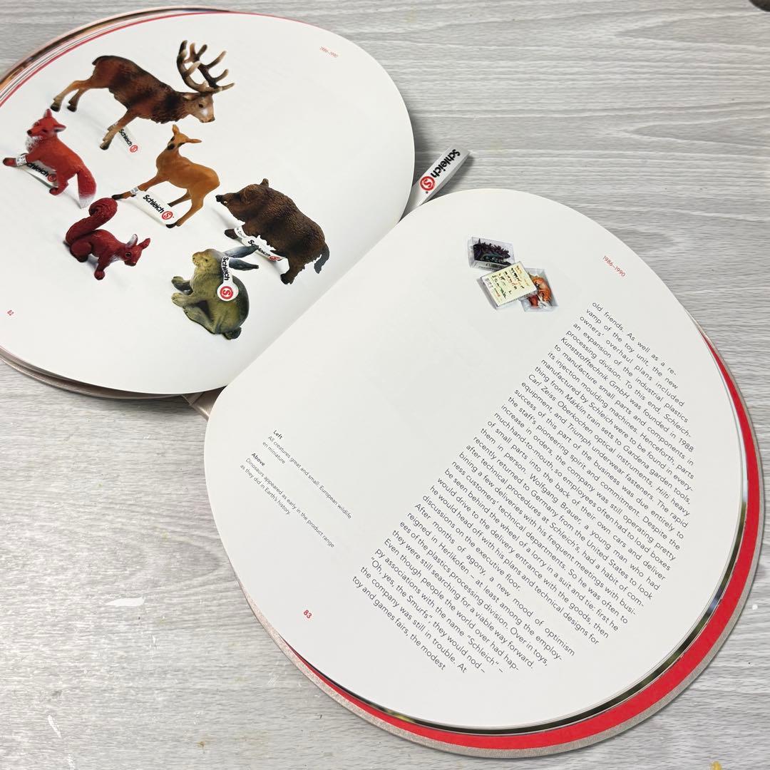 【レア】シュライヒ（Schleich）75周年記念ブック/アニマルフィギュア付き