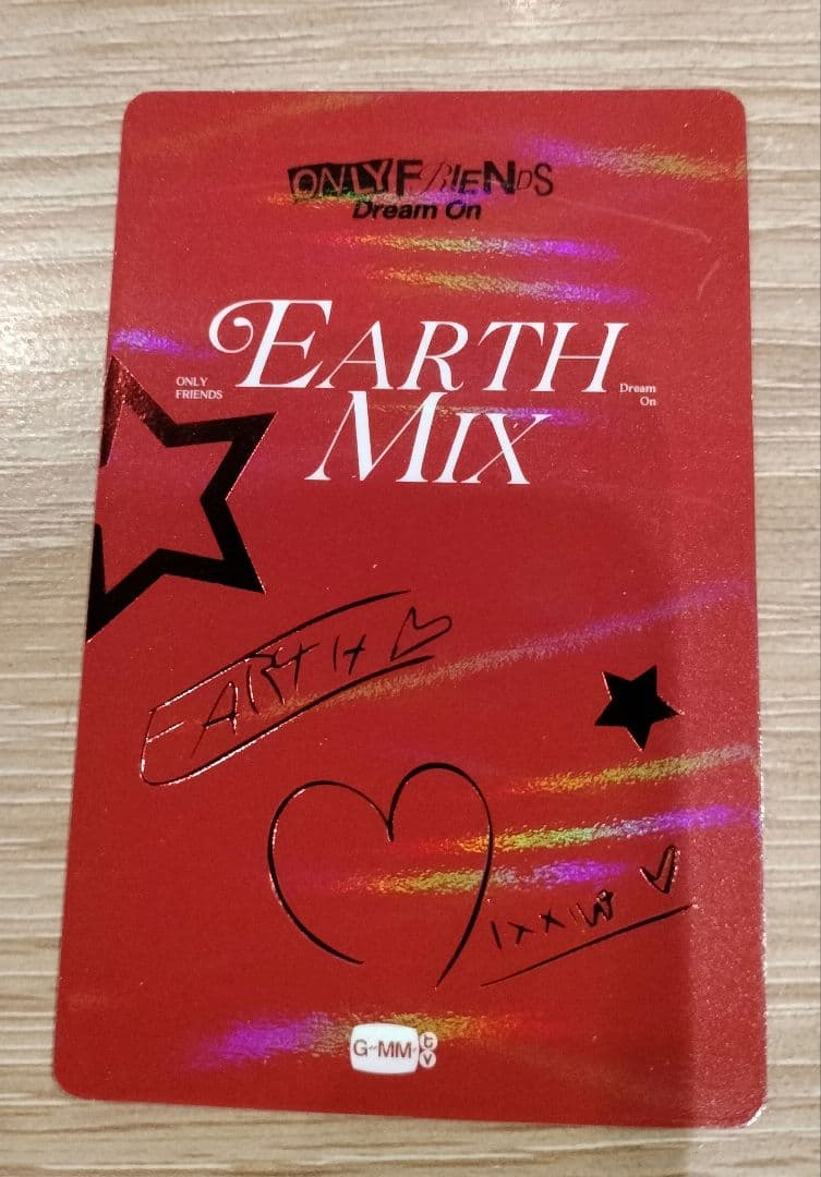 EarthMix シークレット フォトカード　GMMTV シクレ