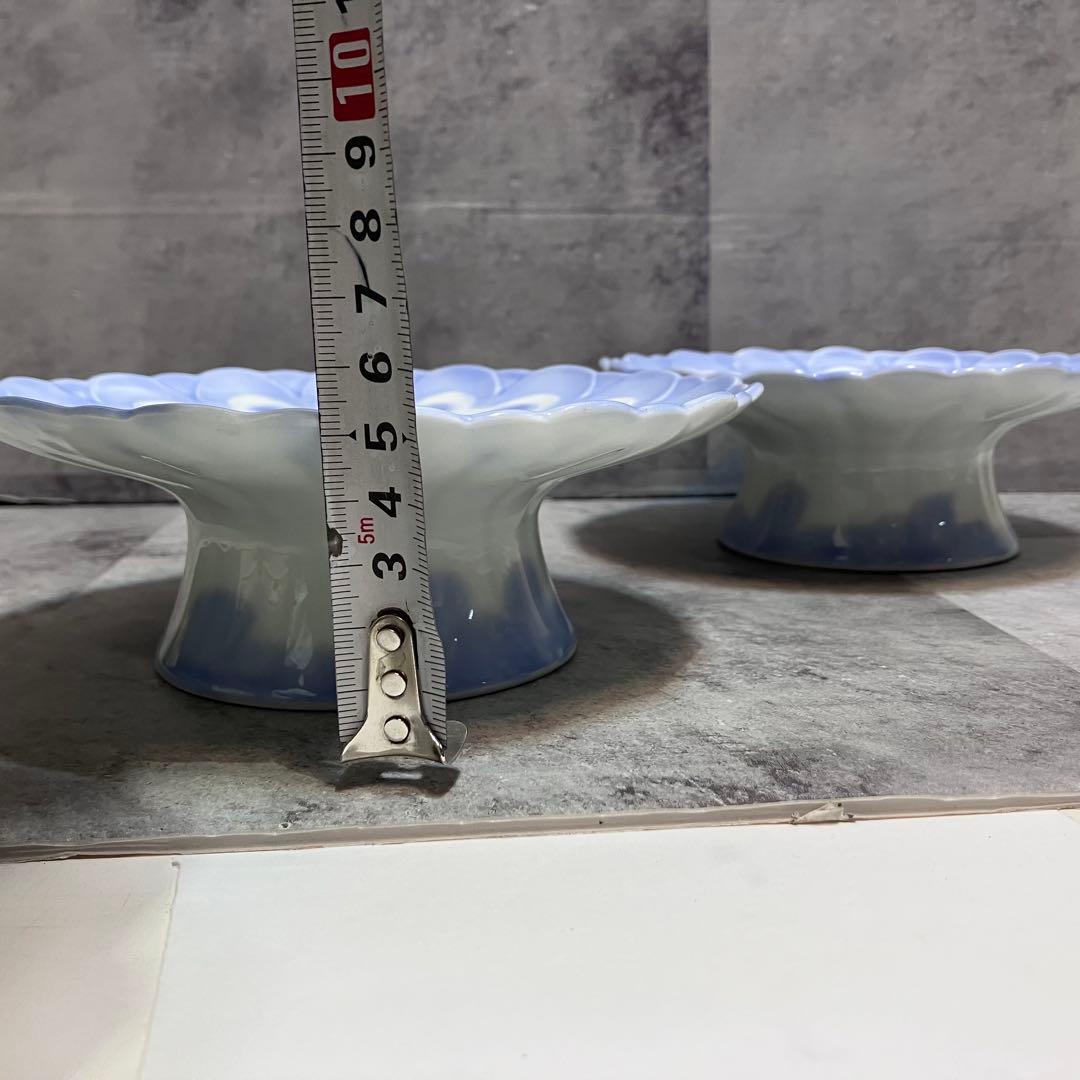 有田焼　久光　菊型高台皿　13枚セット