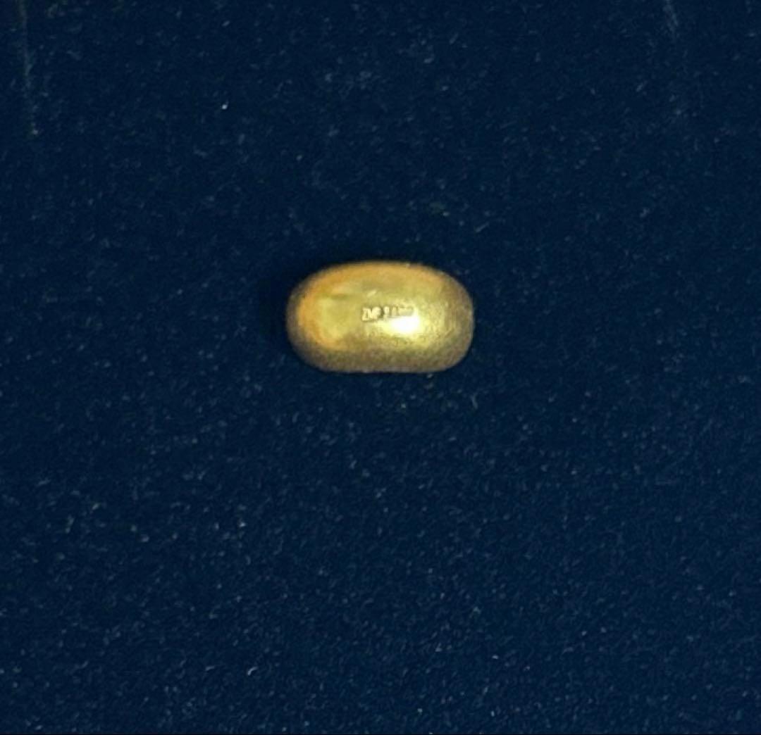 24k金　納豆　足金999刻印あり