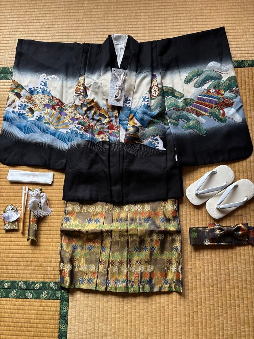 七五三 5歳　祝い着セット　未使用