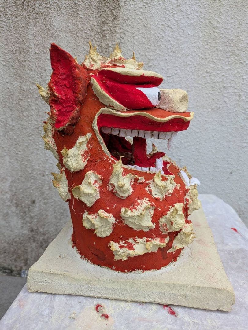 漆喰チブルシーサー　1体