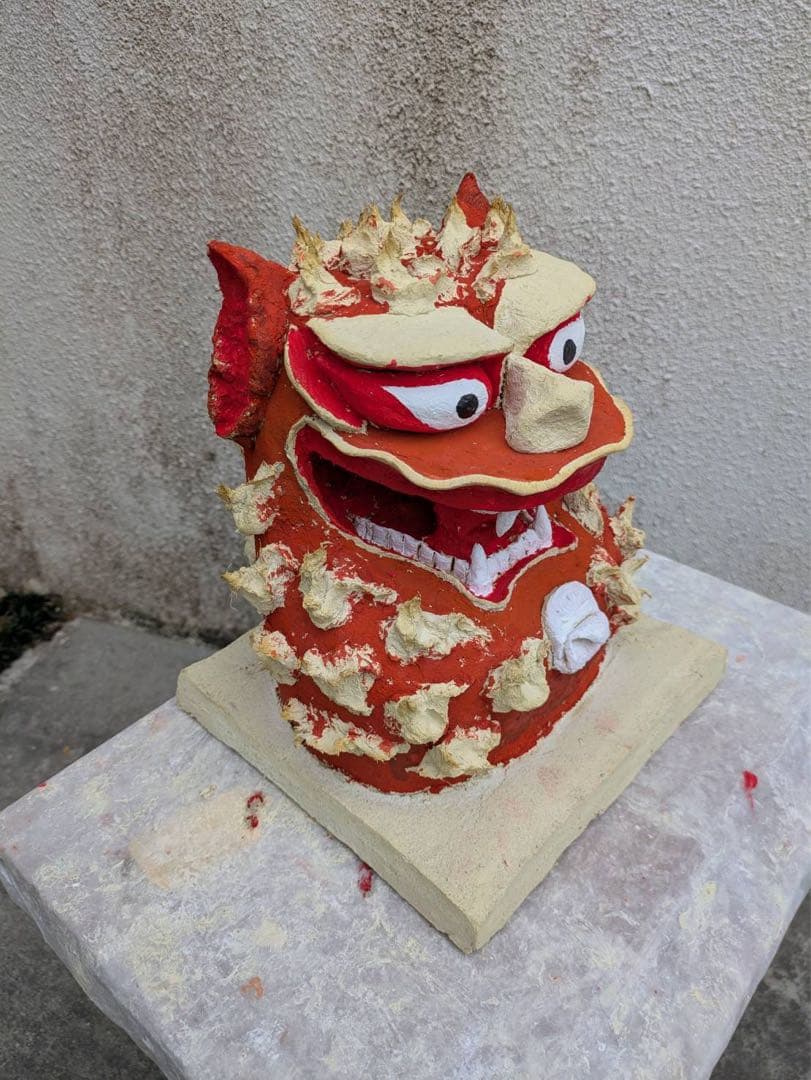 漆喰チブルシーサー　1体