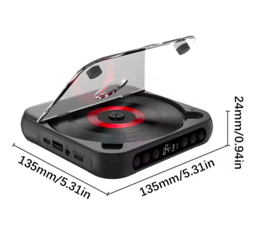 ⭐️新品⭐️レトロポータブルCDプレーヤー｜Bluetooth5.3搭載