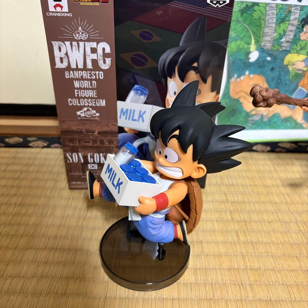 ドラゴンボール　フィギュア　セット　牛乳悟空　亀仙人　おまけ（タオル）付き