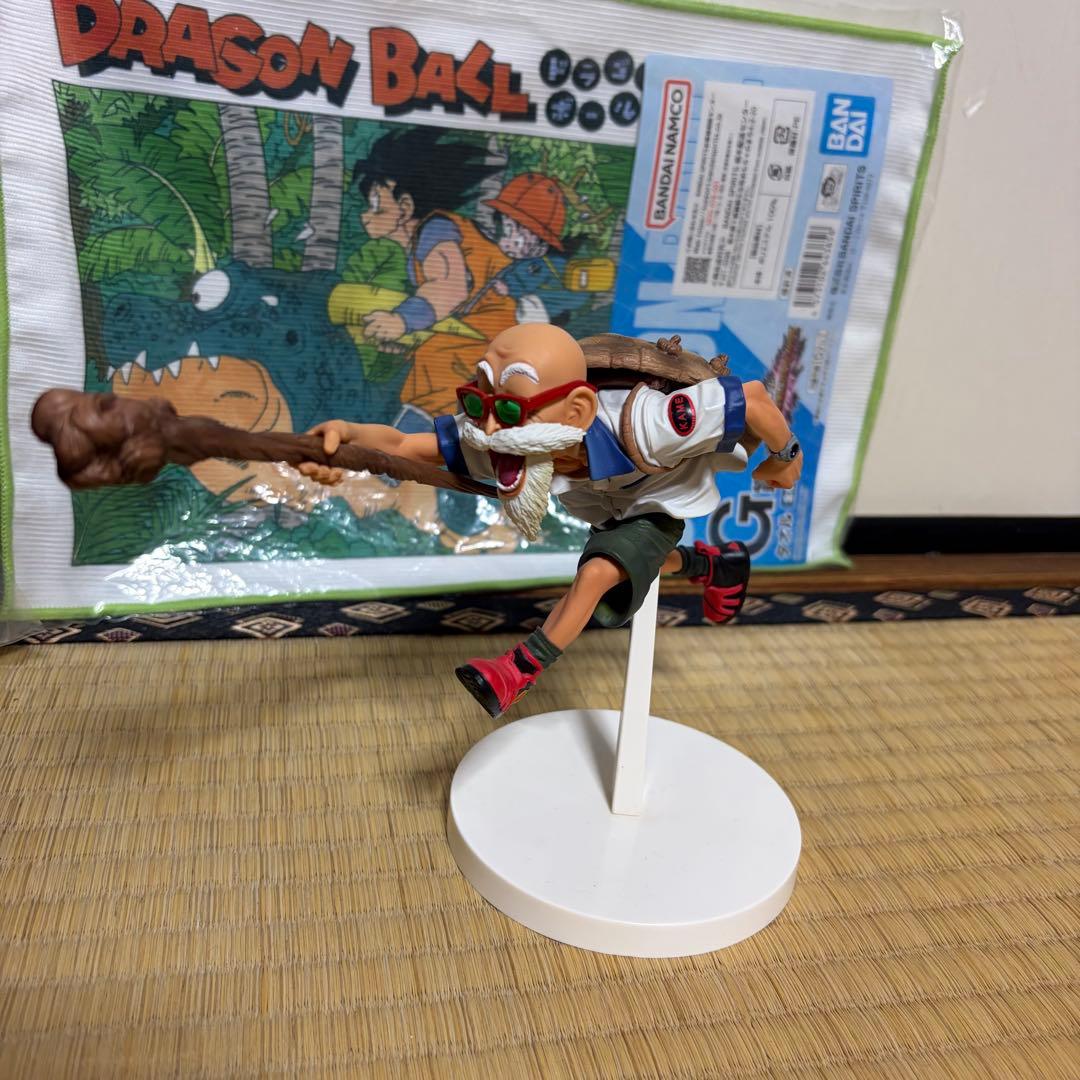 ドラゴンボール　フィギュア　セット　牛乳悟空　亀仙人　おまけ（タオル）付き