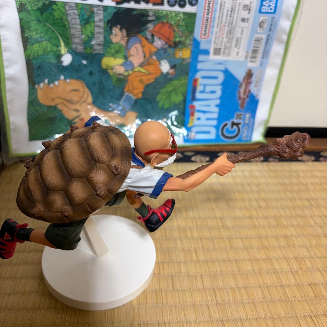 ドラゴンボール　フィギュア　セット　牛乳悟空　亀仙人　おまけ（タオル）付き