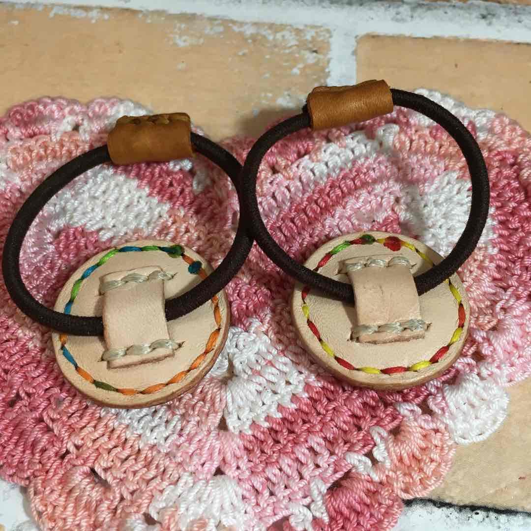 ニコちゃん꒡̈⃝ヘアゴム(*¯︶¯♥