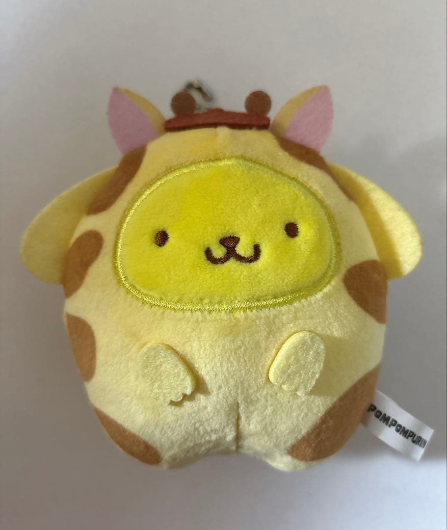 サンリオ　ポムポムプリン　 アピタ・ドンキ限定　マスコットぬいぐるみキーホルダー