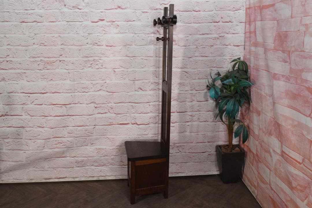 展示品 飛騨産業/HIDA/キツツキ ハンガーラック ホールスタンド コート