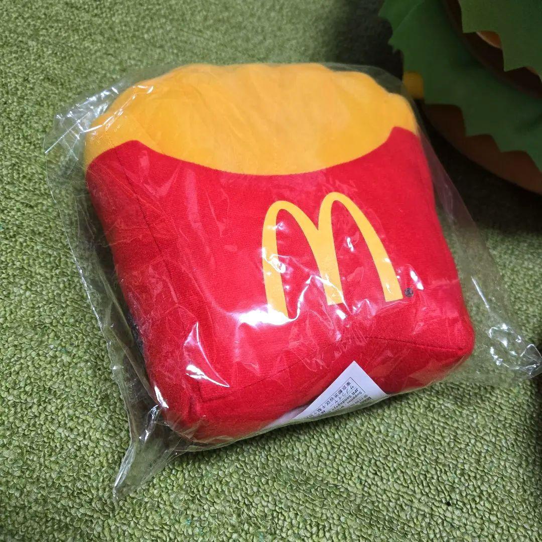 新品未使用☆ にゃんにゃんにゃんこ ハンバーガー ぬいぐるみ ポテト付き ③点