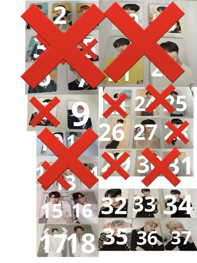 BTS バンタン フォトカード ミニフォトカード