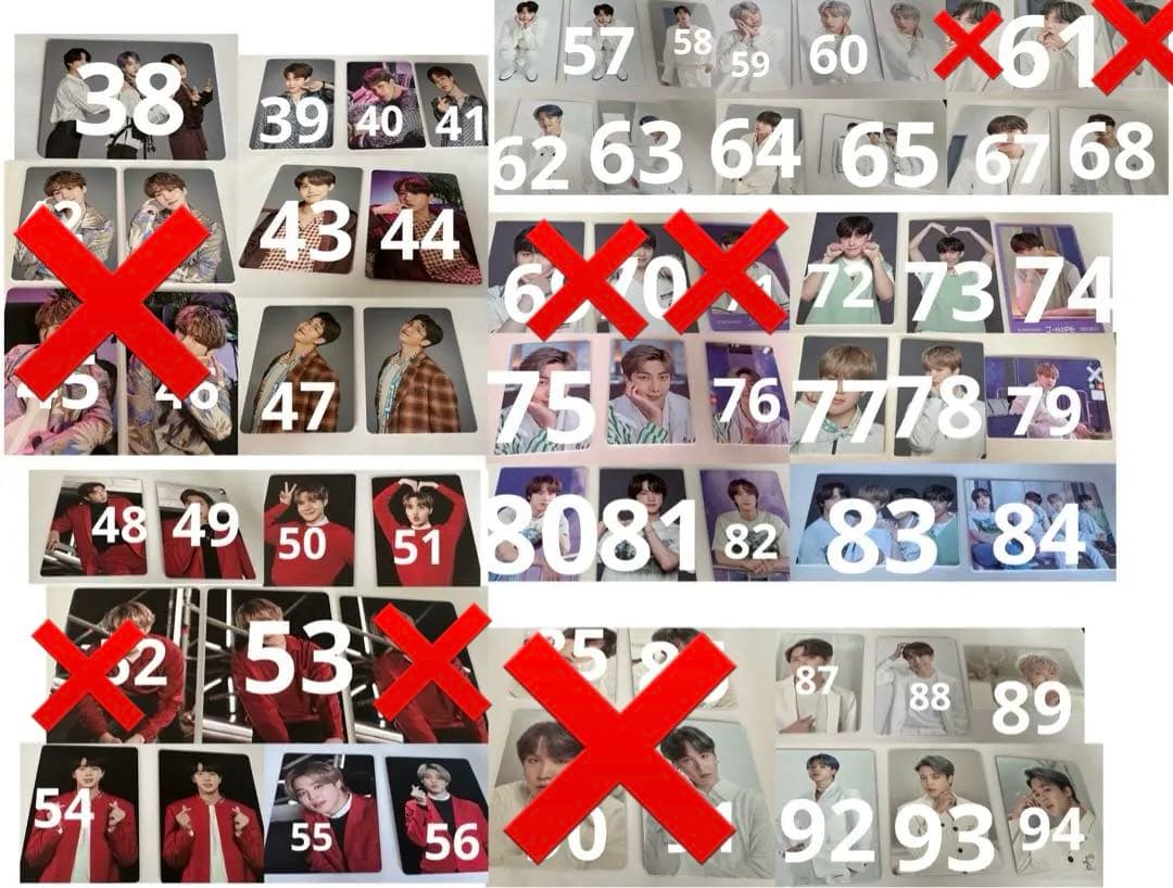 BTS バンタン フォトカード ミニフォトカード