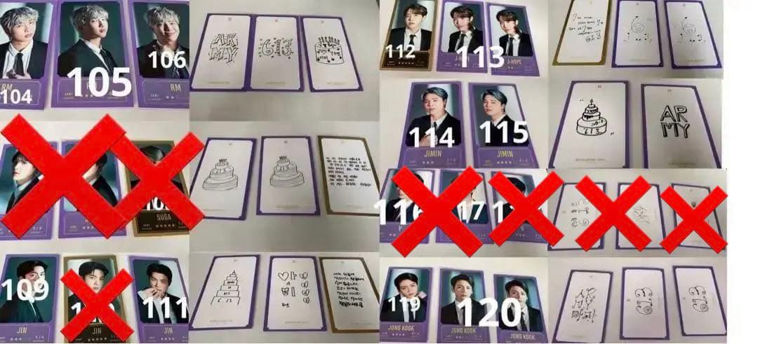 BTS バンタン フォトカード ミニフォトカード