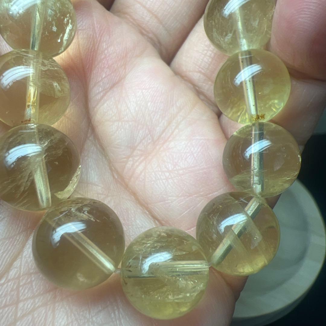 金運UP⭐︎病気平癒&健康お守り⭐︎シトリンブレスレット