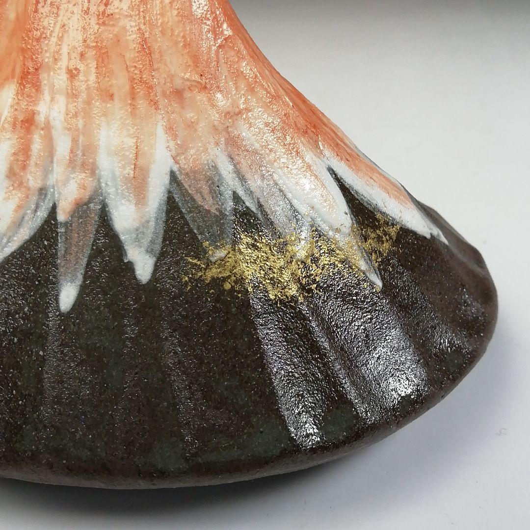 Ｔ７４６　W46 2点‼️香合　『富士山』『中村良二 造』　共箱　茶道具