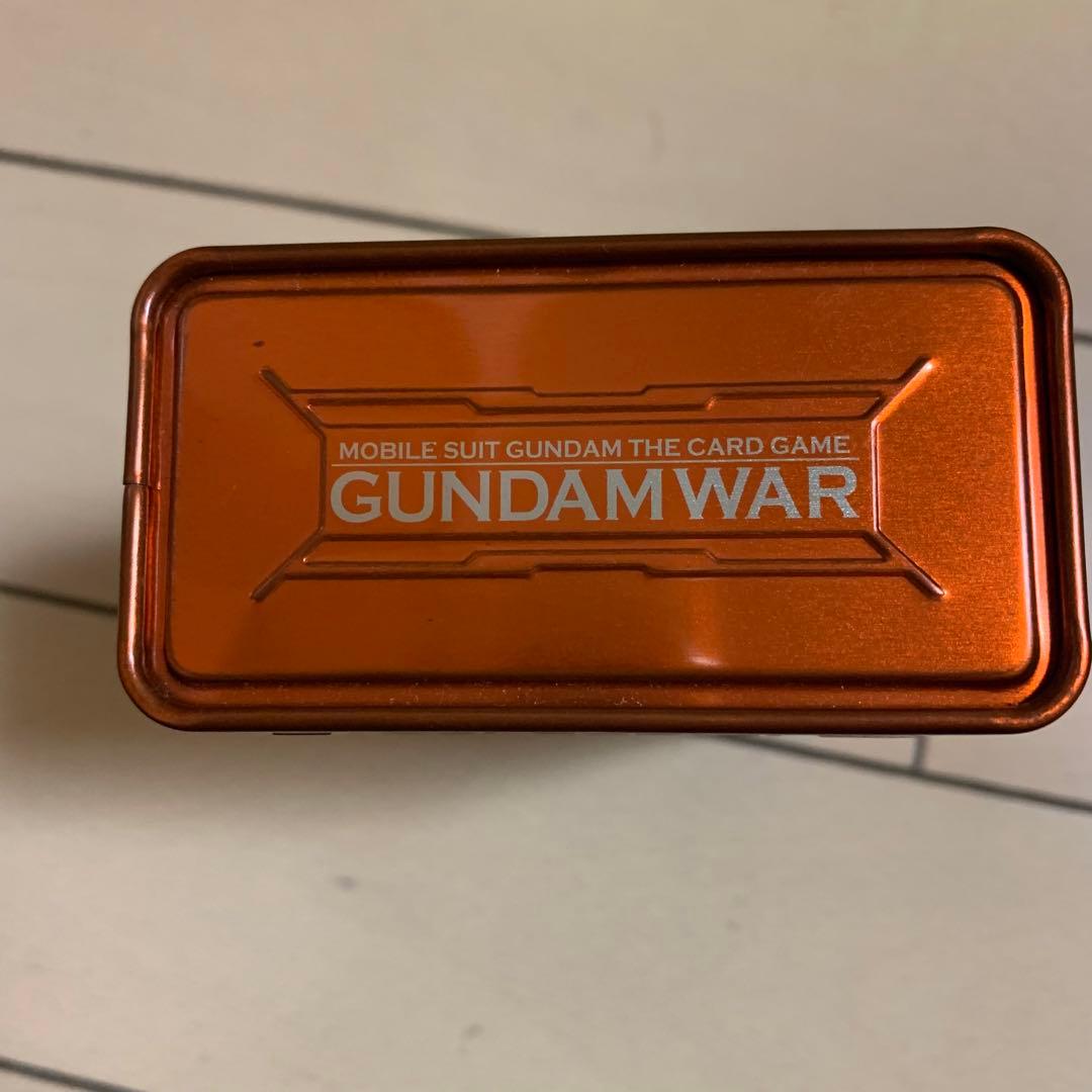 ガンダムウォー　ソレスタルビーイング　 缶デッキケース　中古品