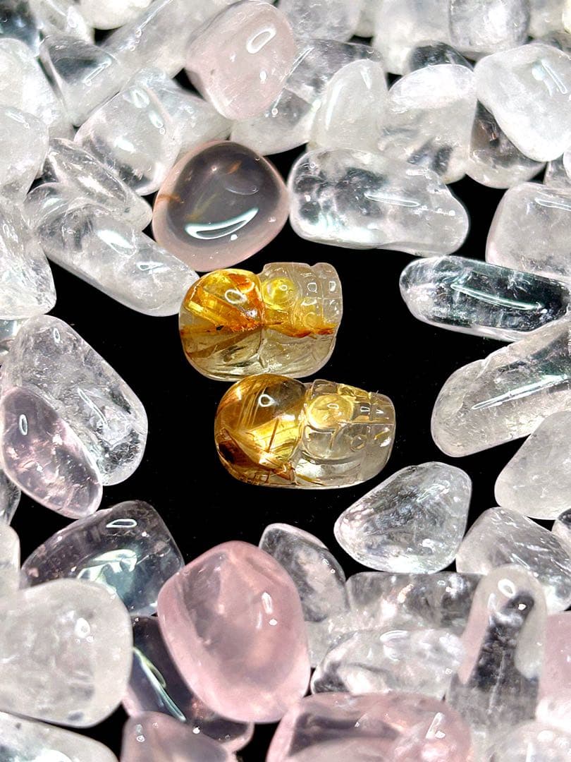 最高級 ハイレベル タイチンルチル 貔貅 ひきゅう ルチルクォーツ ルチル