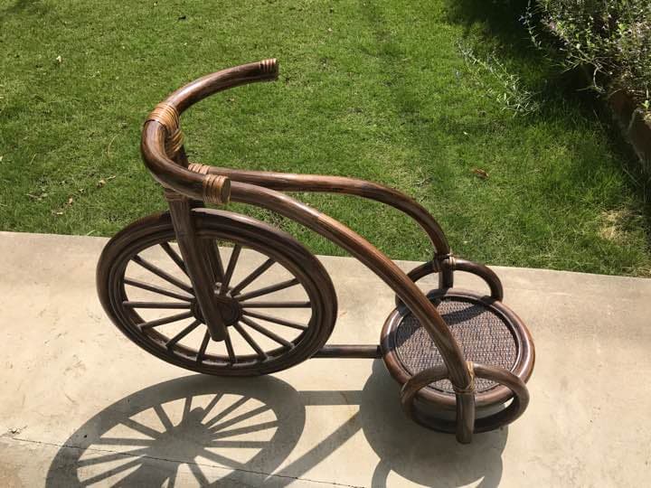 自転車型竹細工