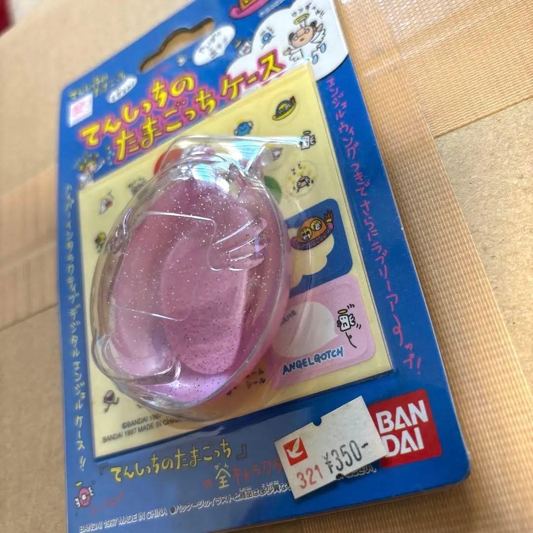 てんしっちのたまごっち ケース クリアピンク　ラメ　透明　963