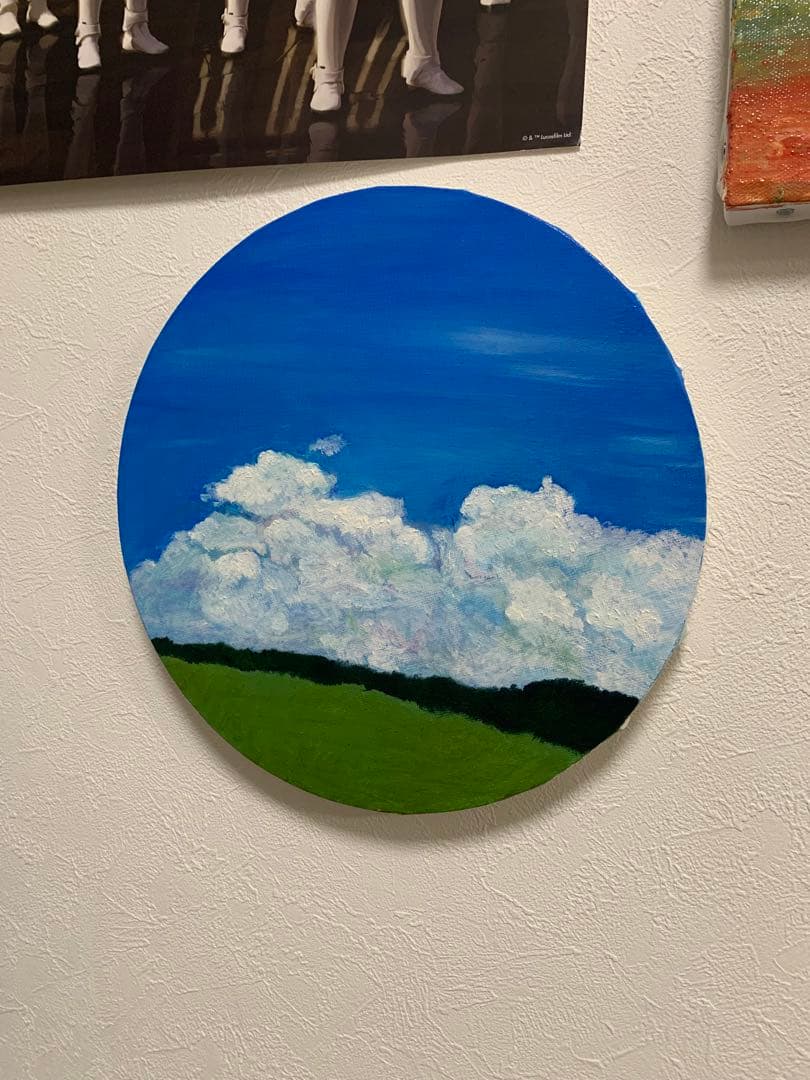 【油絵】夏の空