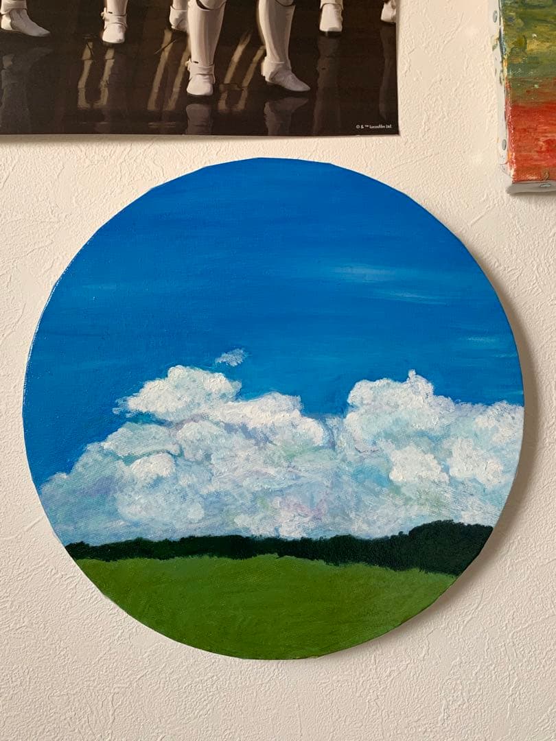 【油絵】夏の空