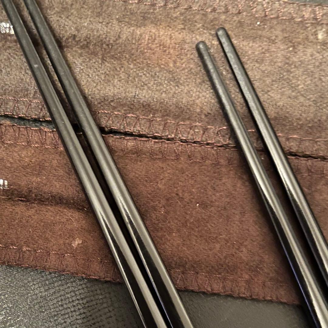 ☆クリストフル ☆ペア ノワール お箸 Christofle uni