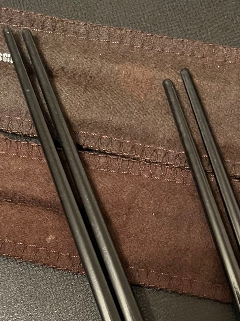 ☆クリストフル ☆ペア ノワール お箸 Christofle uni