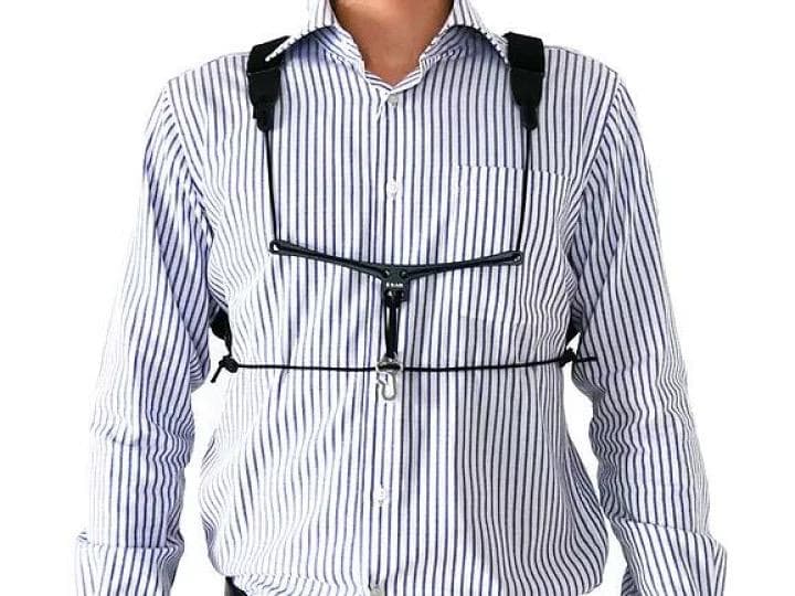 サックスストラップ ブラック ハーネスタイプ