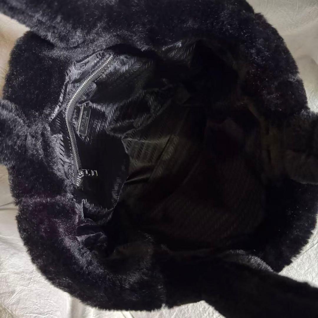 ノベルティ PRADA トートバッグ ハンドバッグ ブラック IOP